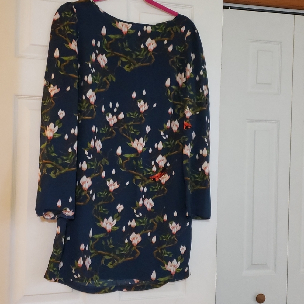Dogwoods & Cardinals Shift Dress